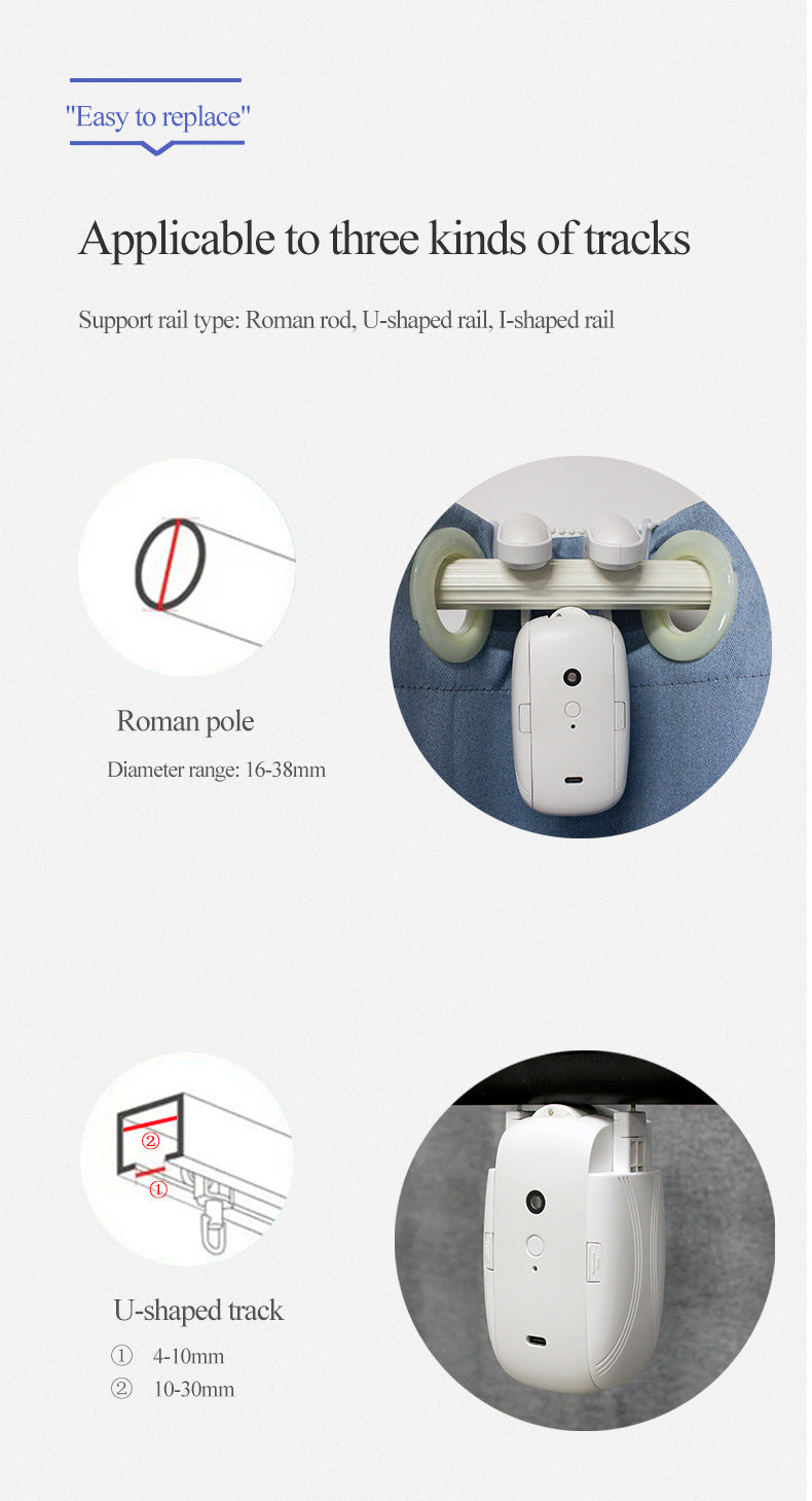 The Smart Curtain Actuator is compatible with Tuya and supports Zigbee 3.0 for voice remote control.