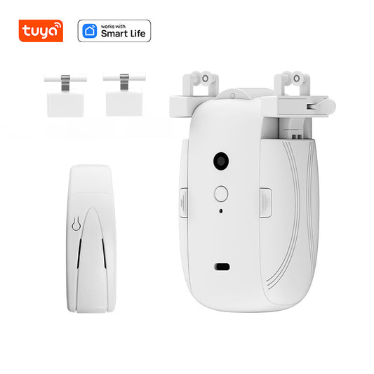 The Smart Curtain Actuator is compatible with Tuya and supports Zigbee 3.0 for voice remote control.