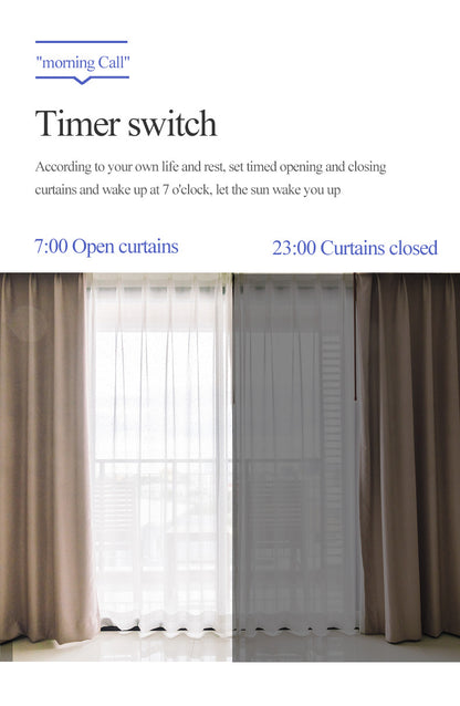 The Smart Curtain Actuator is compatible with Tuya and supports Zigbee 3.0 for voice remote control.